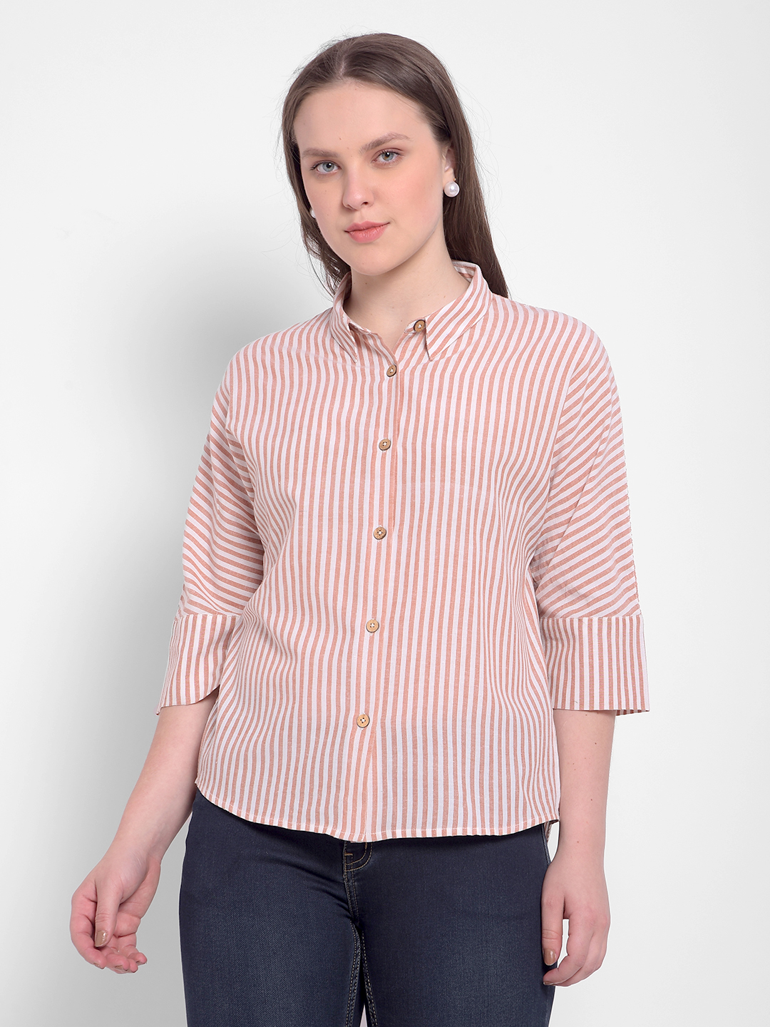 Numero Uno Women Striped Casual Shirt